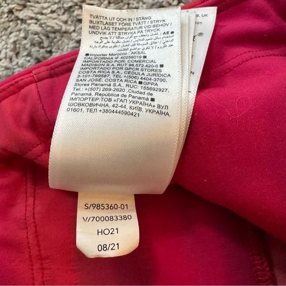 Athleta Rainier Printed Tight Size XS Brilliance Warm Pink Purple 24 x 26 - Picture 9 of 16